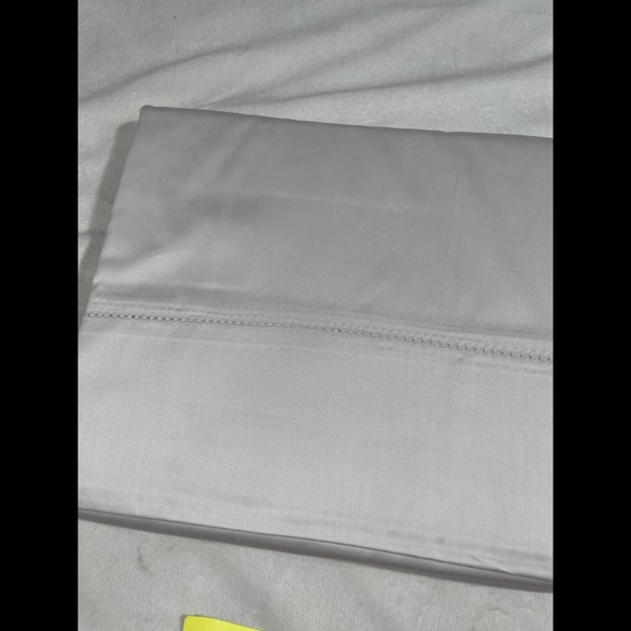 NIB‎ [ Queen ] 600TC Cotton Flat Sheet for Hudson Park in Silver - Picture 5 of 11